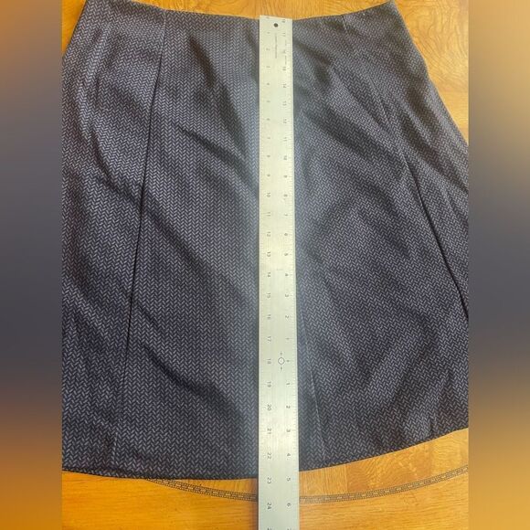 BLUE TWEED Midi Flare Skirt! - Picture 15 of 16